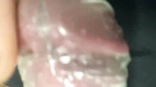 Af sex condom hand job