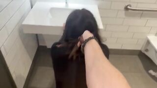 A stranger folllowed me in the mall then fuck me in the bathroom