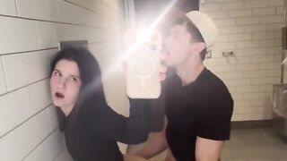 A stranger folllowed me in the mall then fuck me in the bathroom