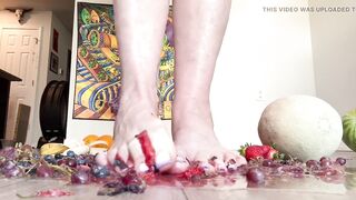 Size 16 Foot Crush W Fruit by 67 Goddess