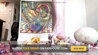 Size 16 Foot Crush W Fruit by 67 Goddess