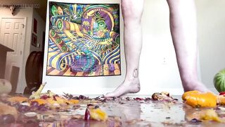 Size 16 Foot Crush W Fruit by 67 Goddess
