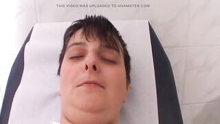 Horny Nurses Stretch Patient with Massive Purple Dildo