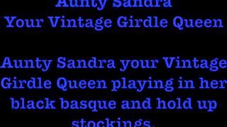 Aunty Sandra in Her Black Corset and Heels Vgq57