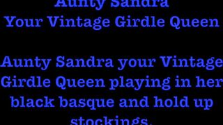 Aunty Sandra in Her Black Corset and Heels Vgq57