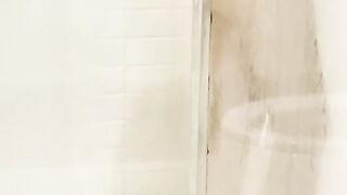 Spying on my Stepsister for a Sexy Shower Show