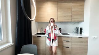 69 in Doggy Style: Deep Blowjob and the Girl's Orgasm