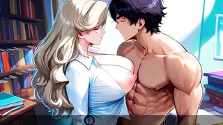 Hot MILF Gets Fucked by Obsessed Student in Library - Uncensored Ai Hentai - Cock Hero