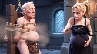 Pathetic Man CBT Humiliation - Chastity Cage & Heavy Whipping