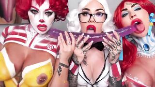 Halloween Dildo JOI with Friends