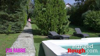Eva Barbie Takes Rough BBC Anal After Deepthroat