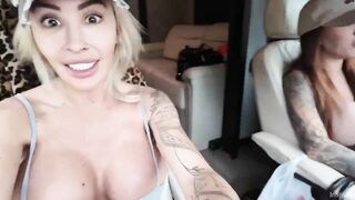 Lacey & Danae Makes Random Guy Cum in the Bus